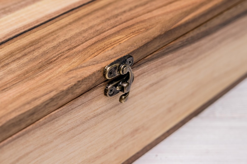 Premium walnut wood watch organizer – eco-friendly handmade men’s watch storage box