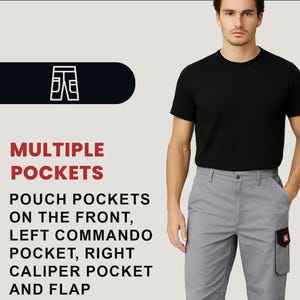 Men&#39;s Durable Work Pants | Cargo & Technical Work Trousers | SelPlusWorkwear