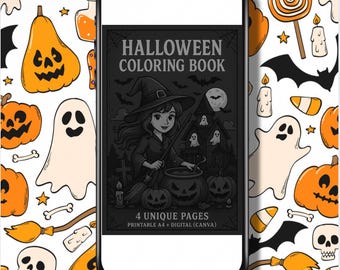 Halloween-Malbuch