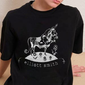 Elliott Smith Figure 8 Vintage TShirt, Elliott Smith Either/Or Indie Folk 90s Tee, Elliott Smith XO Roman Candle 90s Band Shirt