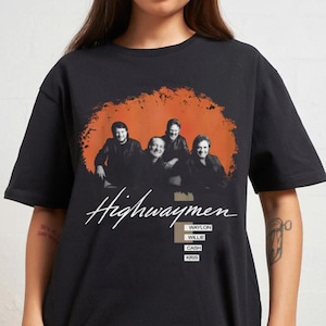 Vintage The Highwaymen Band T-Shirt - 1990 Tour