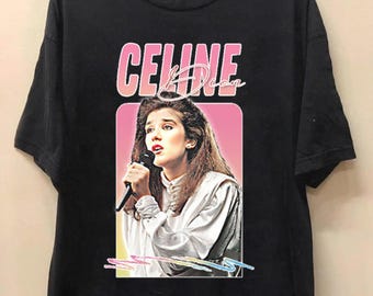 Celine Dion My Heart Will Go On Vintage TShirt, Celine Dion Retro TShirt Unisex Graphic Tee, Celine Dion 90s Tee, Streetwear, gift for her 5