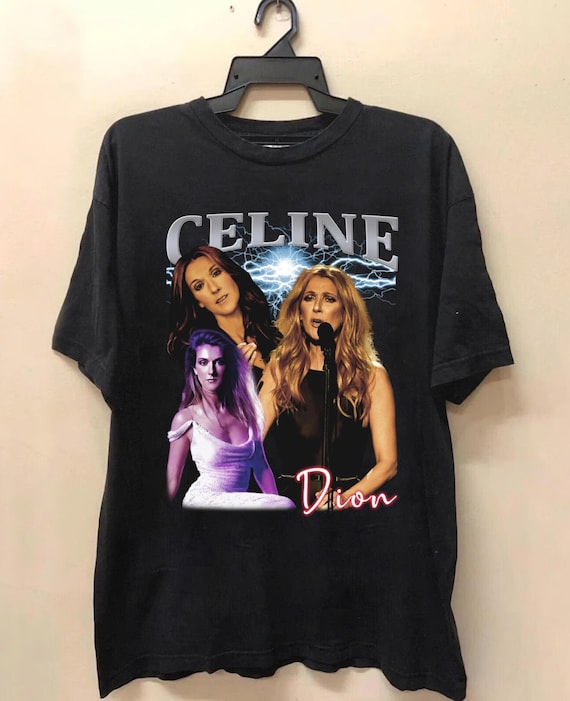 Celine Dion My Heart Will Go On Vintage TShirt, Celine Dion Retro TShirt Unisex Graphic Tee, Celine Dion 90s Tee, Streetwear, gift for her 4