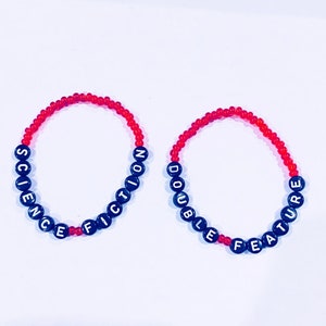 Choose Your Colors! SCIENCE FiCTION / DOUBLE FEATURE (Rocky Horror Picture Show) Beaded Friendship Bracelets