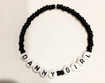 Choose Your Color! DANNY GIRL (New Kids On The Block) Beaded Bracelet