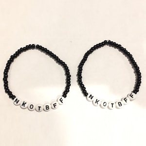 Choose Your Colors! NKOTBFF Beaded Friendship Bracelets