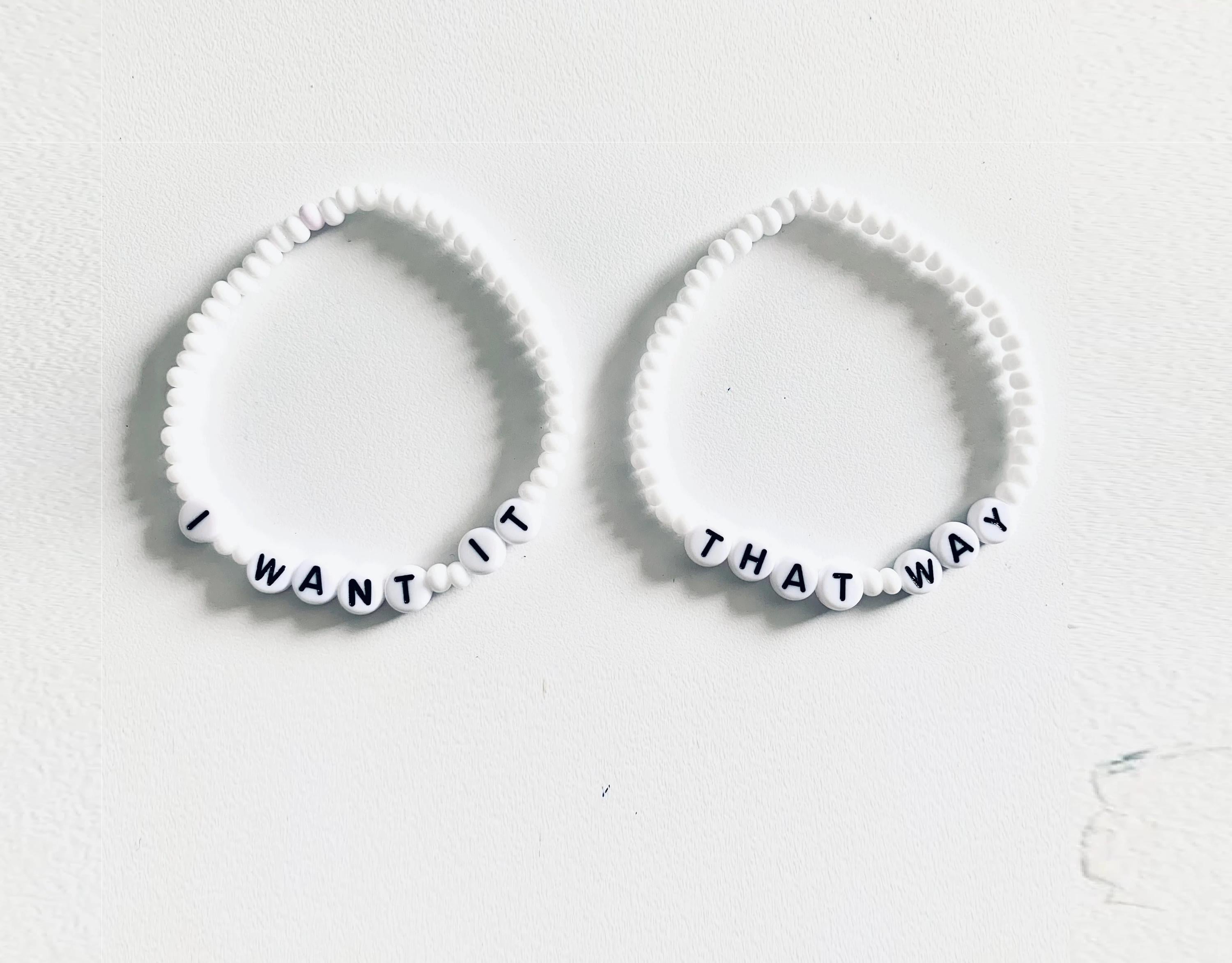 Choose Your Colors! I WANT IT / THAT WaY (Backstreet Boys) Beaded Friendship Bracelets
