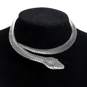 Schlange Halskette Choker für Frauen, Schlange Schmuck, Schlange Armreif Choker, Hals Manschette, Choker Halskette, minimalistischen Choker, Geschenk für sie
