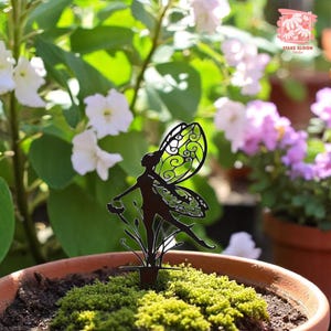 Fairy Garden Sculpture, Fairy Lawn Ornament, Decorative Lawn Stakes, Landscape Decor, Decorative Garden Decor