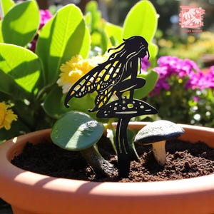 Fairy Garden Sculpture, Fairy Lawn Ornament, Decorative Lawn Stakes, Landscape Decor, Decorative Garden Decor