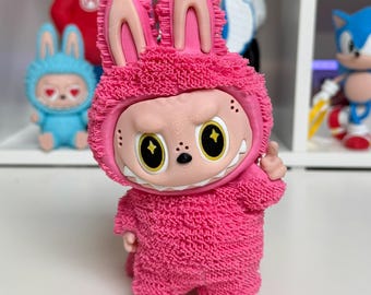 LABUBU 18CM rigid figure, plush monster for collectors Zimomo angel