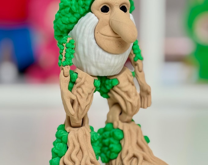 Articulated Brr Brr Patapim figure 15cm, articulated Italian meme Brr Brr Patatim, Italian Brainrot the perfect tree baboon man gift.