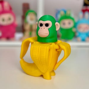Chimpanzini Bananini figure 14cm articulated, Italian meme articulated monkey banana banana, Italian Brainrot