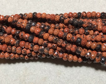 Golden pyrite rose quartz roundel faceted 6.5 mm semi precious stone calibrated faceted loose gemstone strand beads for making jewelry