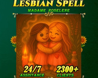 Voodoo lesbische liefdesspreuk. Bayou zegen voor haar. Wortelwerk uit New Orleans. Hoodoo WLW-romantisch ritueel