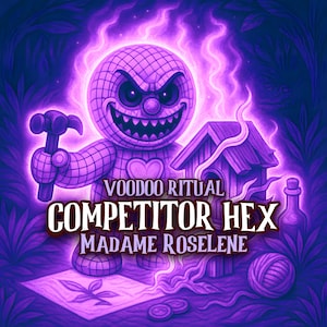 Voodoo Spell to Curse an Enemy. "Vine Entanglement". Competition Blocker. Remove Competitor. Powerful Voodoo Rituals from Madame Roselene
