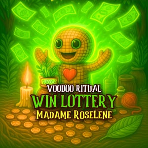 Win the Lottery Ritual. Attract Money and Fortune. Voodoo Spells by Madame Roselene
