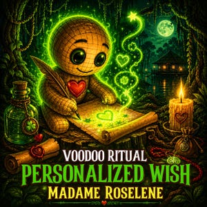 Personalisierter Wunschzauber | Ihre Individuelle Wunsch Manifestiert | Mächtiger Echter Voodoo Zauber Zauberer New Orleans Rootwork
