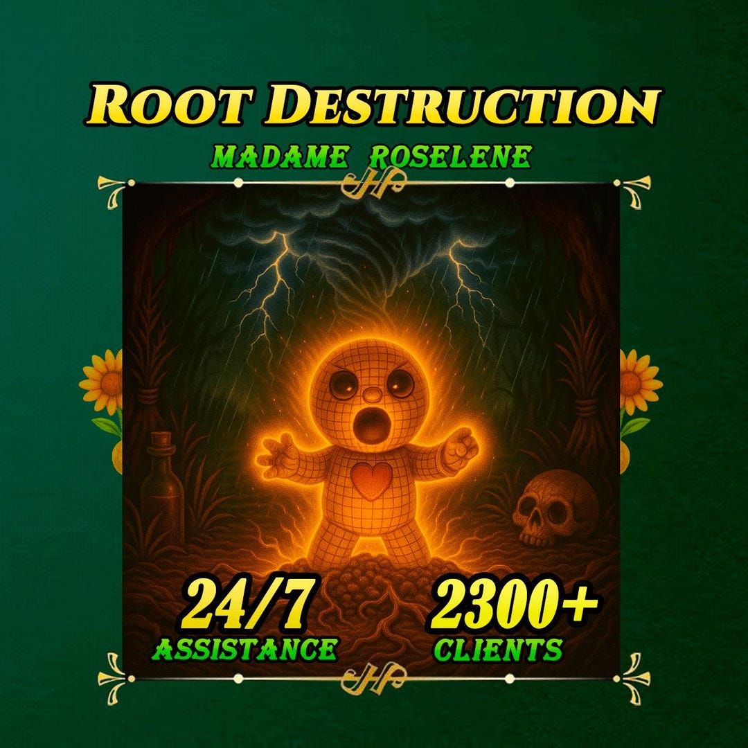 Voodoo Roots Voodoo Root Breaking Spell. 7 Nights Bayou Rootwork. Hoodoo Uncrossing ...