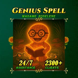 Intelligence Boost Spell. &quot;&quot;Become Genius&quot;&quot;. New Orleans Voodoo Ritual