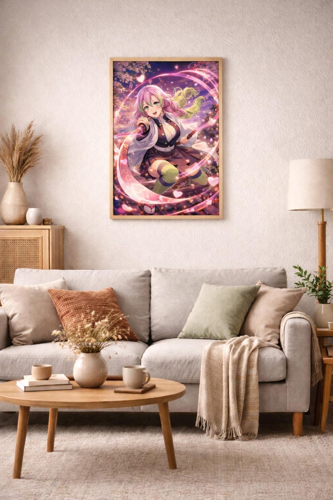 Anime Girl Wall Art A3 Printable – Digital Poster Download - Etsy