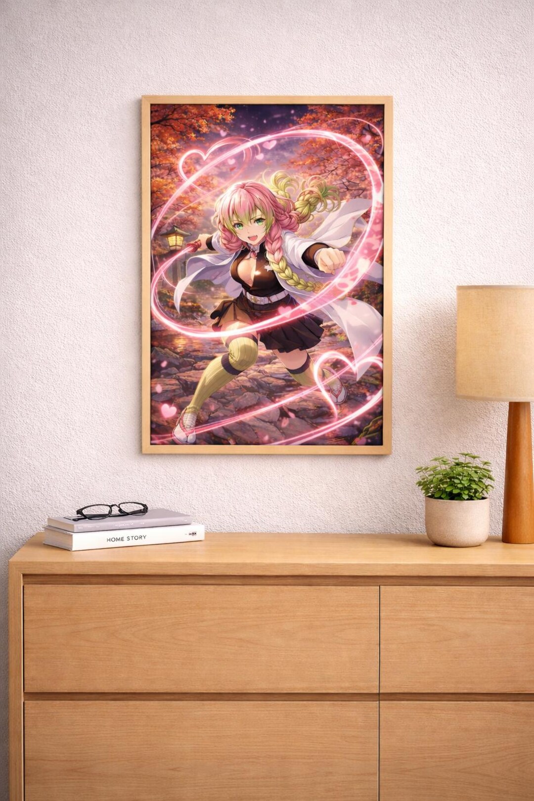 Anime Girl Wall Art A3 Printable – Digital Poster Download - Etsy