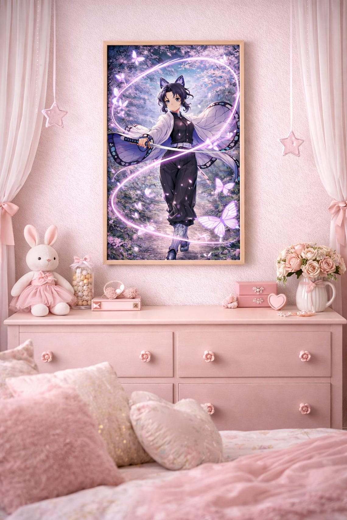 Anime Girl Wall Art A3 Printable – Digital Poster Download - Etsy Canada