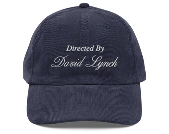 Directed by David Lynch Hat – Embroidered Corduroy Cap