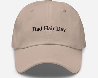 Bad Hair Day Hat – Funny Embroidered Baseball Cap