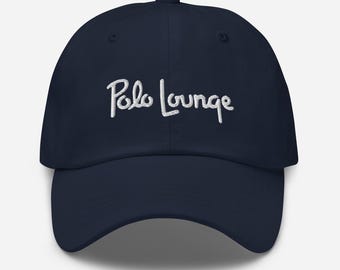 Polo Lounge Hat – Embroidered Dad Hat
