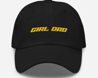 Girl Dad Embroidered Hat – Cotton Twill Baseball Cap