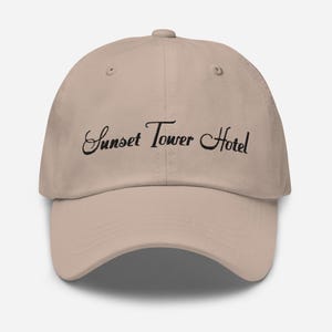 Sunset Tower Hotel Hat – Dad Cap, Bootleg Hollywood Icon, Quiet Luxury Streetwear Dad hat