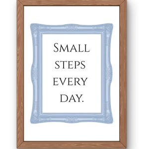 Small Steps Everyday Inspirational Wall Decor