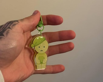 Smiski "Bed Time" Acrylic Keychain