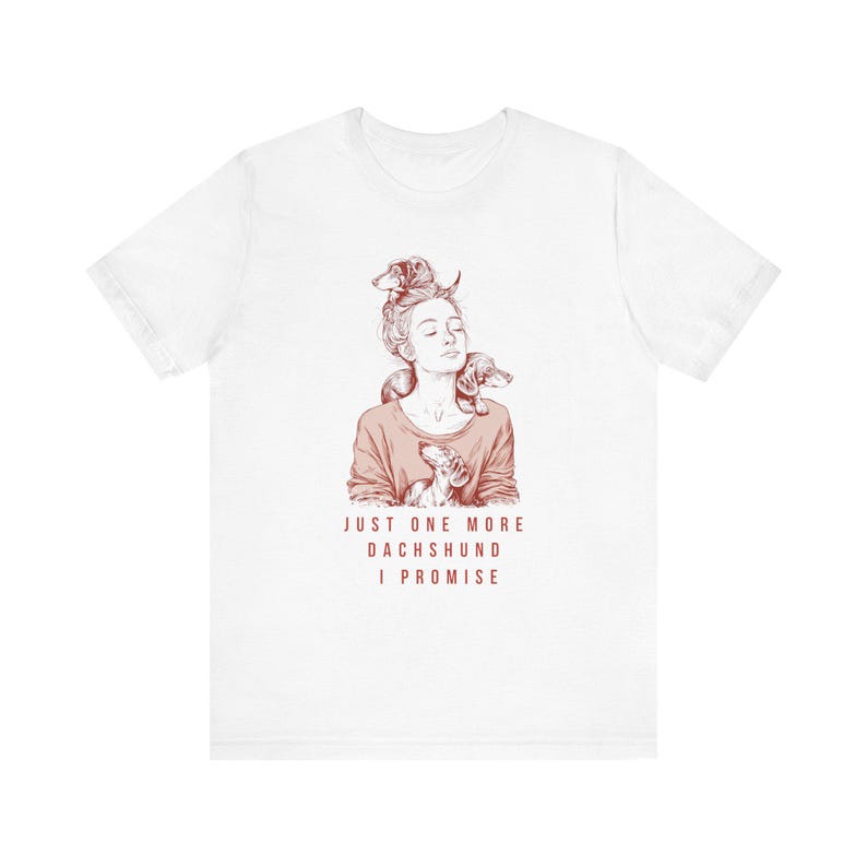 面白いダックスフンドTシャツ、もう1匹ダックスフンドTシャツ、ウィーナー犬Tシャツ、犬好きママへのギフト、ダックスフンド好きTシャツ、面白い犬Tシャツ、ソーセージ犬Tシャツ 画像 7