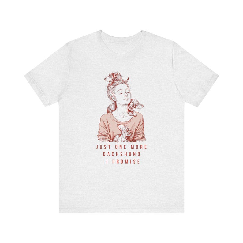 面白いダックスフンドTシャツ、もう1匹ダックスフンドTシャツ、ウィーナー犬Tシャツ、犬好きママへのギフト、ダックスフンド好きTシャツ、面白い犬Tシャツ、ソーセージ犬Tシャツ 画像 8