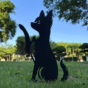Chihuahua Metal Garden Stakes, Dog Memorial, Garden Gift, Gift for Dog Lovers