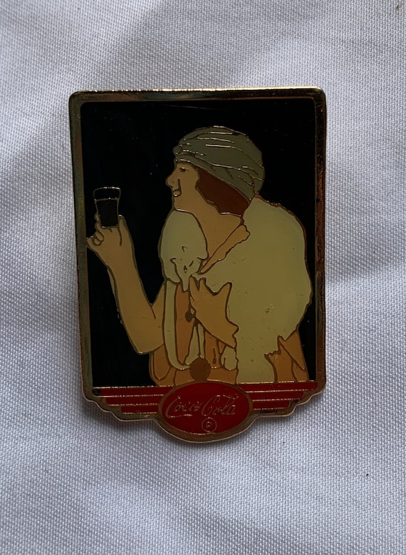 Coca Cola Flapper Pin