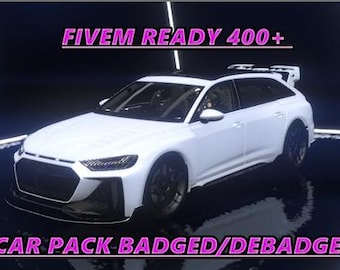 FIVEM==400+==CAR PACK==badge/debadged