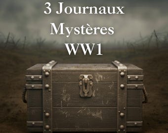 Pacote Misterioso Militar com Jornais Antigos da Primeira Guerra Mundial, Jornais Franceses Originais da Primeira Guerra Mundial, História Europeia, Jornais da Grande Guerra, Presente para Pai ou Marido