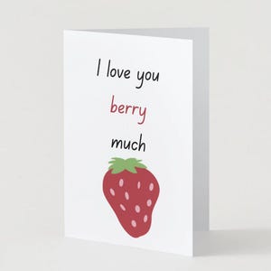 Carte d'amour - Je t'aime beaucoup