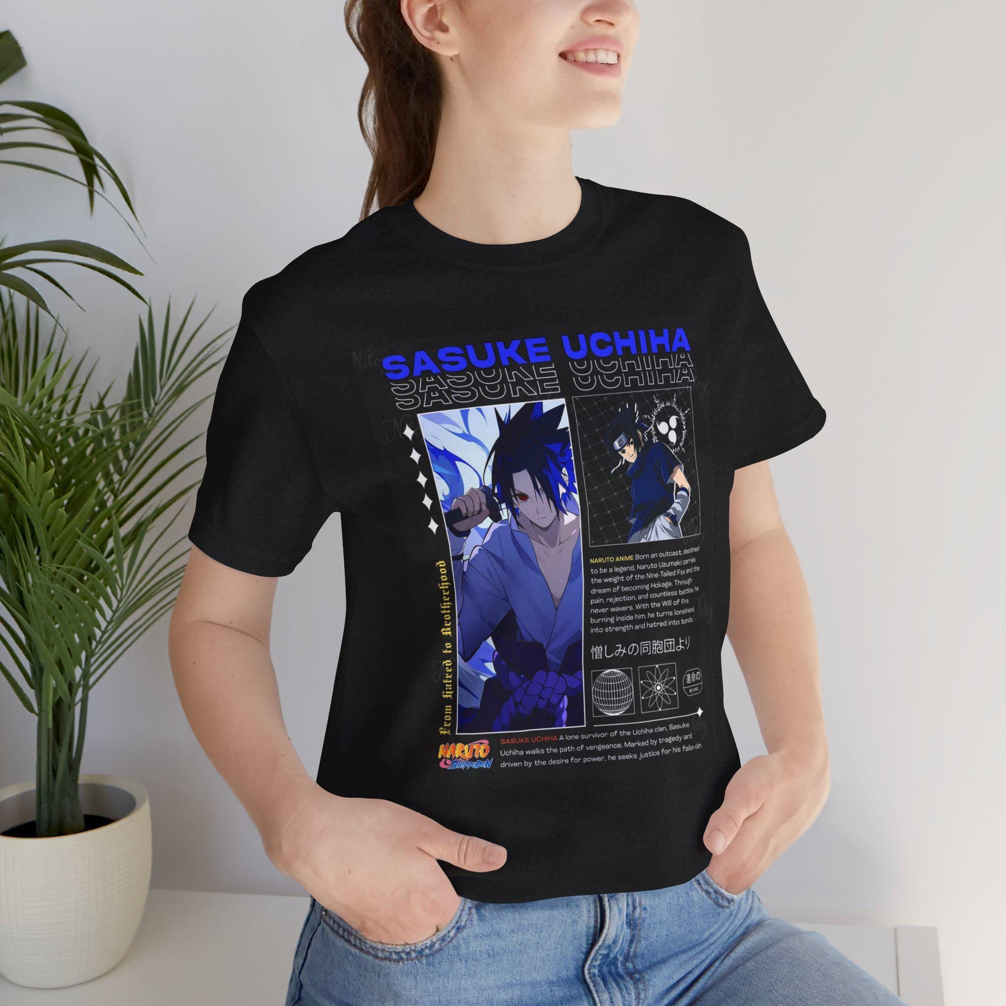 Camiseta Sasuke Inside Camisetas Hombre Camisetas Manga Corta
