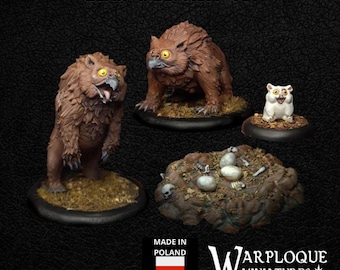 Bear Owl Nest - models for tabletop roleplaying