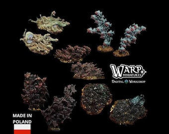 Critter Swarms - models for tabletop roleplaying