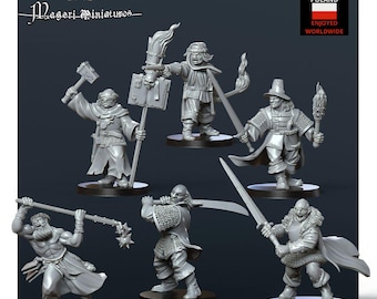 Witch Hunter Crew - models for tabletop games