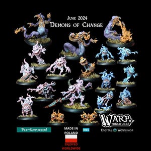 Demons of Change - models for tabletop games
