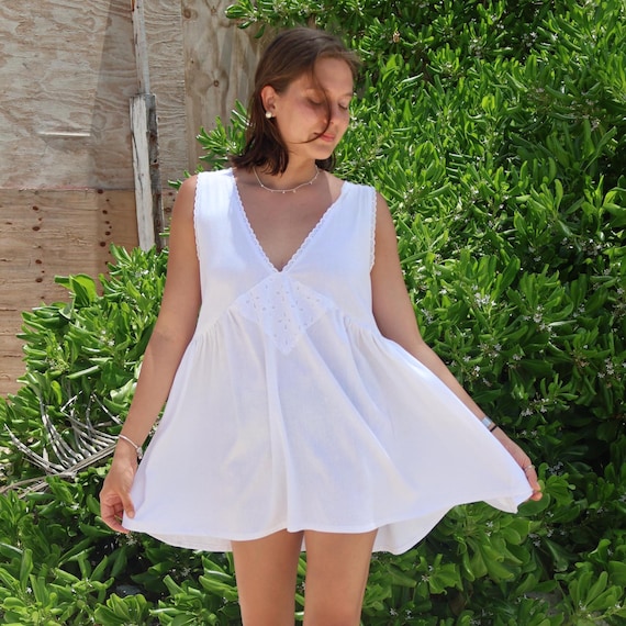 Linen dress pattern PDF | easy sewing | minimal dress | instant download | xs - xxl