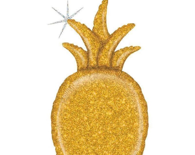 Glitter Pineapple balloon,Gold pineapple balloon,Pineapple balloon,tropical balloon, Hawaiian balloon,pineapple party,pineapple decorations