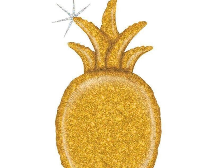 Glitter Pineapple balloon,Gold pineapple balloon,Pineapple balloon,tropical balloon, Hawaiian balloon,pineapple party,pineapple decorations