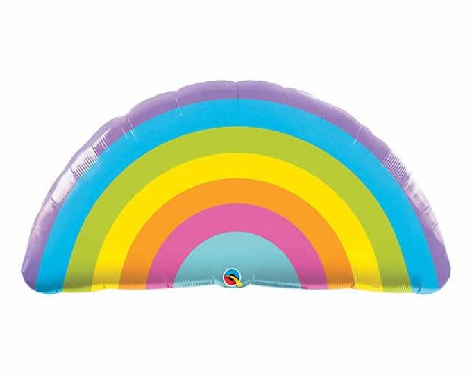 Rainbow balloon,pastel rainbow balloon,large rainbow balloon,rainbow birthday,rainbow party,rainbow decorations,rainbow party balloon